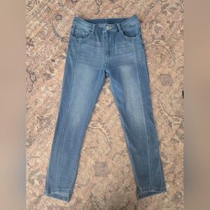 Halara Flex Mid Low Rise Zipper Pockets Casual Skinny Jeans Size M